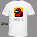 Among Us Men T Shirt Round Neck Simplicity Casual Cotton Top Tees Graphic T Shirts