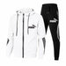 Men's Jacket Autumn Zipper Hooded Sweatshirts Pants Tracksuit Sportswear