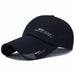 Quick Dry Waterproof Sports Peaked Cap Unisex Outdoor Sports Baseball Caps