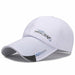 Quick Dry Waterproof Sports Peaked Cap Unisex Outdoor Sports Baseball Caps