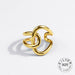 Sterling Silver Rings Men Women Vintage Gold Silver Rings Fashion Jewelry