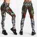 Fashion Spandex Printed Leggings Women Stretch Fitness Yoga Pants