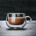 Double Wall Glass Cup Tea Coffee Mug Portable Transparent Glass Cup