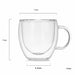 Double Wall Glass Cup Tea Coffee Mug Portable Transparent Glass Cup