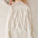 Transparent Korean Loose Women Lace Blouse Bottoming Tops