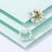 New Fashion Pearl Ear Cuff Bohemia Stackable C Shaped CZ Rhinestone Small Earrings