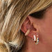 New Fashion Pearl Ear Cuff Bohemia Stackable C Shaped CZ Rhinestone Small Earrings