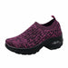 Women Running Sneakers Fashion Breathable Mesh Casual Slip-On Shoes