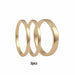 Minimalist Chunky Rings Trendy Geometric Round Circle Rings Women Wedding Jewelry