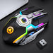 Rechargeable Wireless Silent Gaming Mouse 1600 DPI Ergonomic RGB LED Backlit 2.4G USB Receiver Mouse