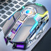Rechargeable Wireless Silent Gaming Mouse 1600 DPI Ergonomic RGB LED Backlit 2.4G USB Receiver Mouse