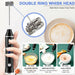 LCD Display Electric Handheld Blender USB Rechargeable 3-Speed Mixer For Coffee Egg Milk Latte Cappuccino