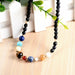 Handmade Universe Galaxy Solar System Stones Beads Necklace Bracelet