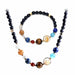Handmade Universe Galaxy Solar System Stones Beads Necklace Bracelet