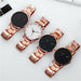 Men's Fashion Ultra Thin Watches Men Business Stainless Steel Mesh Belt Watch