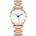 Men's Fashion Ultra Thin Watches Men Business Stainless Steel Mesh Belt Watch