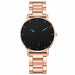 Men's Fashion Ultra Thin Watches Men Business Stainless Steel Mesh Belt Watch