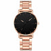 Men's Fashion Ultra Thin Watches Men Business Stainless Steel Mesh Belt Watch