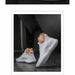 Men Shoes Breathable White Mesh Sneakers Trendy Lace-Up Lightweight Shoes