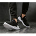 Men Shoes Breathable White Mesh Sneakers Trendy Lace-Up Lightweight Shoes