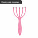 Scalp Massager Steel Ball Head Massage Relaxation Five Finger Head Massager