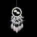 Dream Catcher Feather Ornaments Lace Ribbons Feathers Wrapped Lights Room Decor
