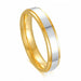 New Fashion Design 316 Titanium Steel Men Women Rings Gold Wedding Band Couple Rings