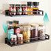 Modern Nordic Style Kitchen Organizer Wall Mount Bracket Storage Rack Spice Jar Holder