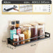 Modern Nordic Style Kitchen Organizer Wall Mount Bracket Storage Rack Spice Jar Holder