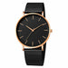Women Watch Rose Gold Mesh Belt Ultra-Thin Fashion Luxury Wrist Watches