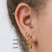 Gold Silver Stainless Steel Hoop Earrings Women Circle Earrings Jewelry