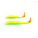 5pcs/Lot Soft Lures Jigging Fishing Lures Wobblers Tackle Double Color Aritificial Silicone Swimbait