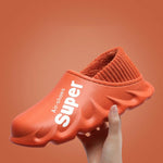 All Season Slippers Warm Men Women Shoes Waterproof Couples Non-Slip Plush Shoes