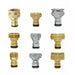 1/2" 3/4" 1" Thread Brass Garden Watering Quick Connector Adapter Copper Hose