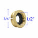 1/2" 3/4" 1" Thread Brass Garden Watering Quick Connector Adapter Copper Hose