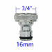1/2" 3/4" 1" Thread Brass Garden Watering Quick Connector Adapter Copper Hose