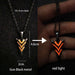 Luminous Pendant Necklace Knight Spear Arrow Glow In The Dark Pike Unisex Necklace Jewelry