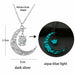 Luminous Pendant Necklace Knight Spear Arrow Glow In The Dark Pike Unisex Necklace Jewelry