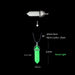 Luminous Pendant Necklace Knight Spear Arrow Glow In The Dark Pike Unisex Necklace Jewelry