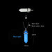 Luminous Pendant Necklace Knight Spear Arrow Glow In The Dark Pike Unisex Necklace Jewelry