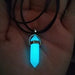 Luminous Pendant Necklace Knight Spear Arrow Glow In The Dark Pike Unisex Necklace Jewelry