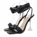 New Fashion Design Weave Women Sandals Transparent Strange High Heels Ladies Shoes