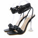 New Fashion Design Weave Women Sandals Transparent Strange High Heels Ladies Shoes