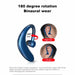 Wireless Bluetooth Headset Hands-Free Ear-Loop All Compatible Earphone Headset