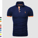 13 Colors High Quality Cotton Men Embroidery Polo Giraffe T-Shirts