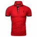 13 Colors High Quality Cotton Men Embroidery Polo Giraffe T-Shirts