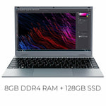 14.1 Inch 8GB DDR4 RAM 128G 256G 512 SSD Windows 10 Laptop Intel J4115 Quad Core