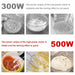 5 Speeds 500W High Power Electric Food Mixer Hand Blender Kitchen Tools