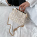Straw Woven Bag Daisy Clip Temperament Women Shoulder Messenger Small Handbag