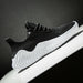 Men Shoes Breathable White Mesh Sneakers Trendy Lace-Up Lightweight Shoes